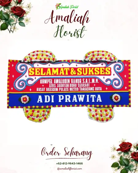 Papan Bunga Ucapan Selamat Pabelan